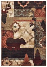 Oriental Weavers WOODLANDS Power-Loomed Polypropylene WOODL-9649A